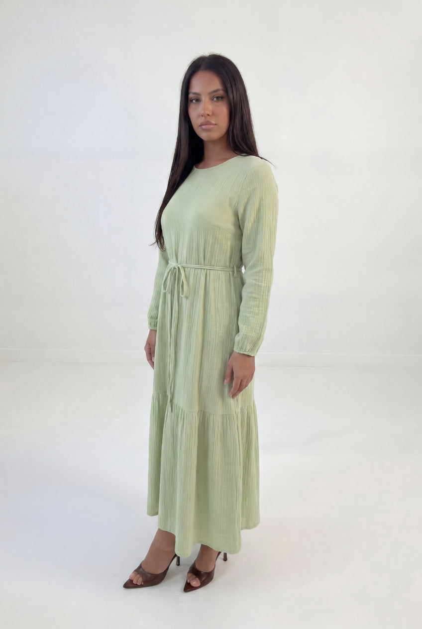 Crinkle Tier Maxi