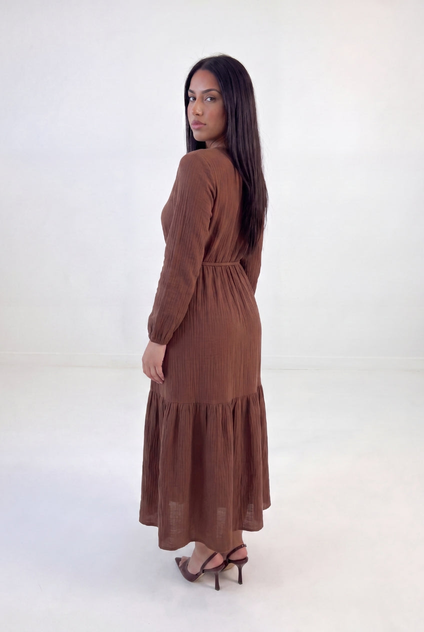 Crinkle Tier Maxi