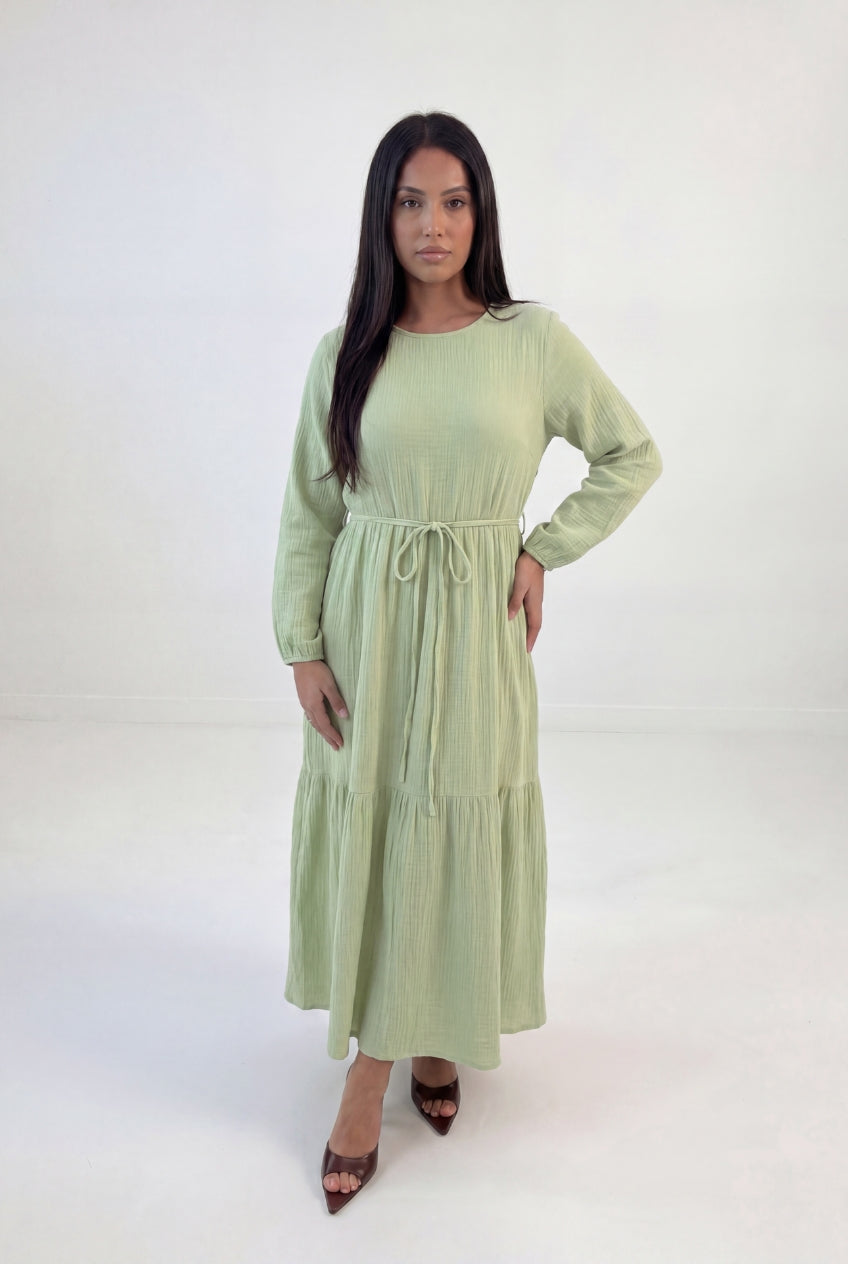 Crinkle Tier Maxi