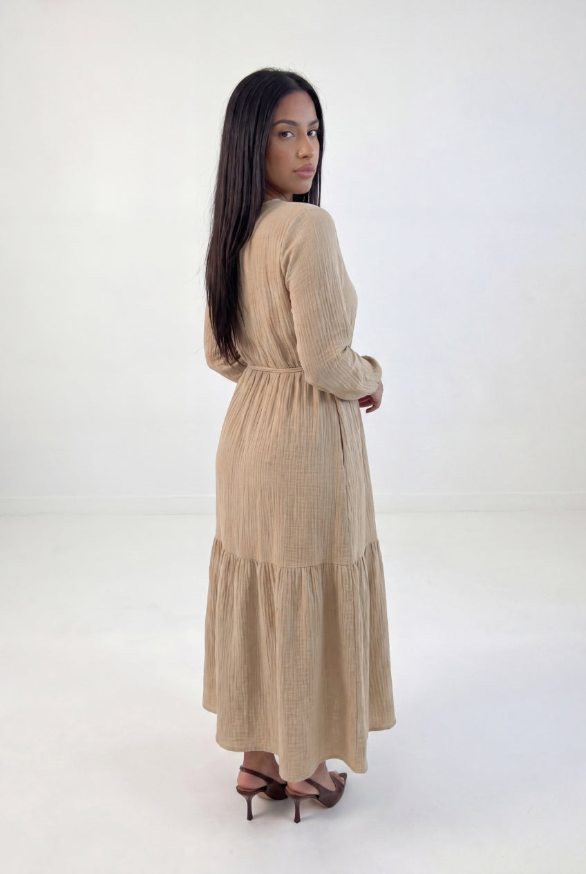 Crinkle Tier Maxi