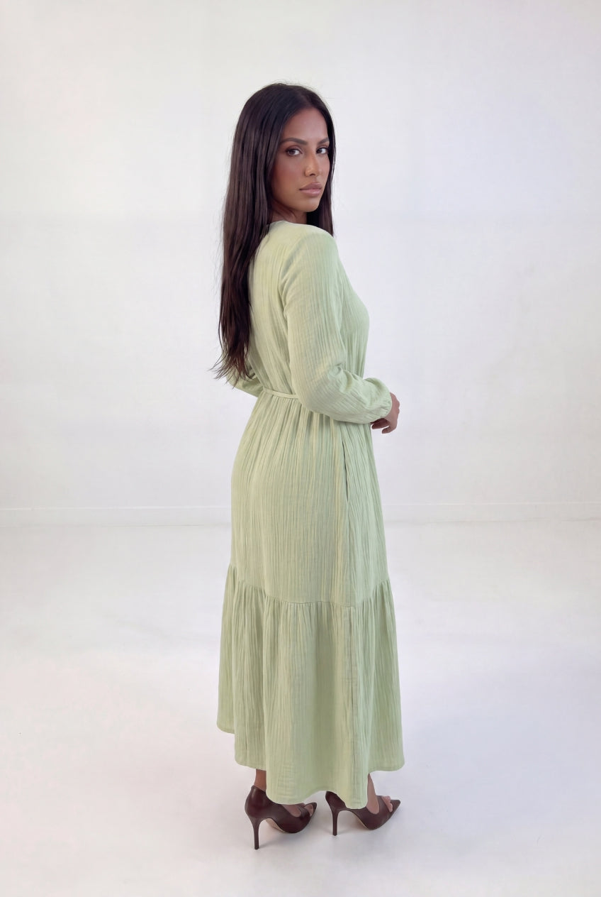Crinkle Tier Maxi