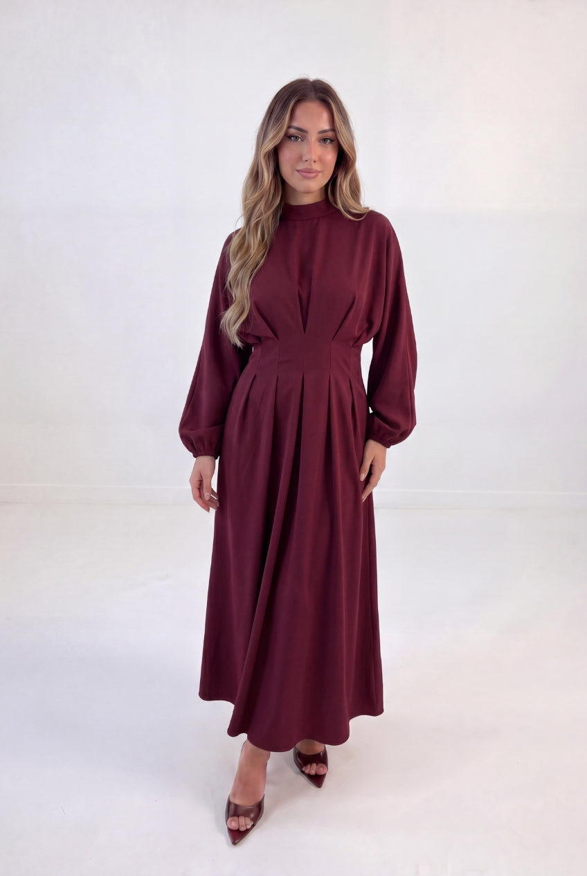 Gathered Waist Maxi
