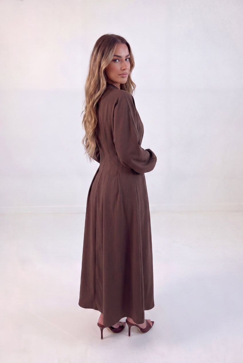 Gathered Waist Maxi