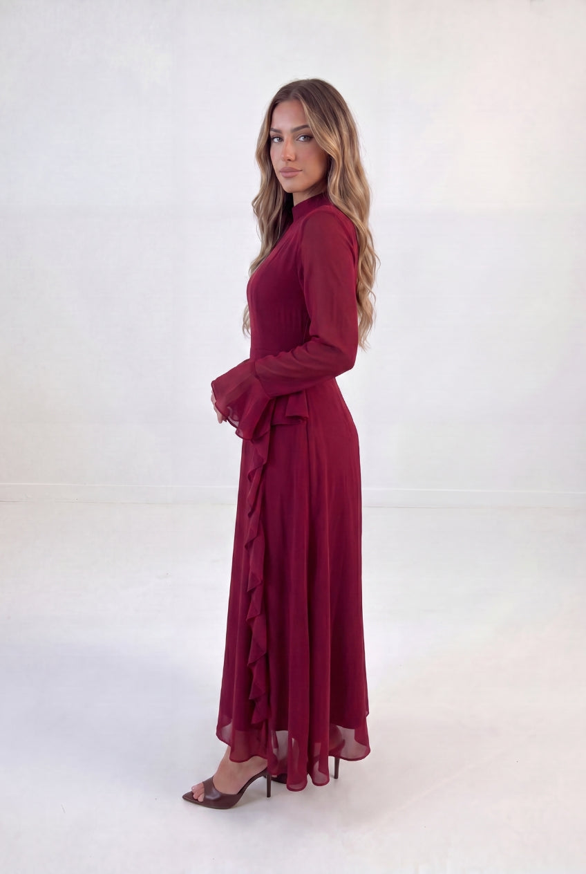 Cascade Frill Gown