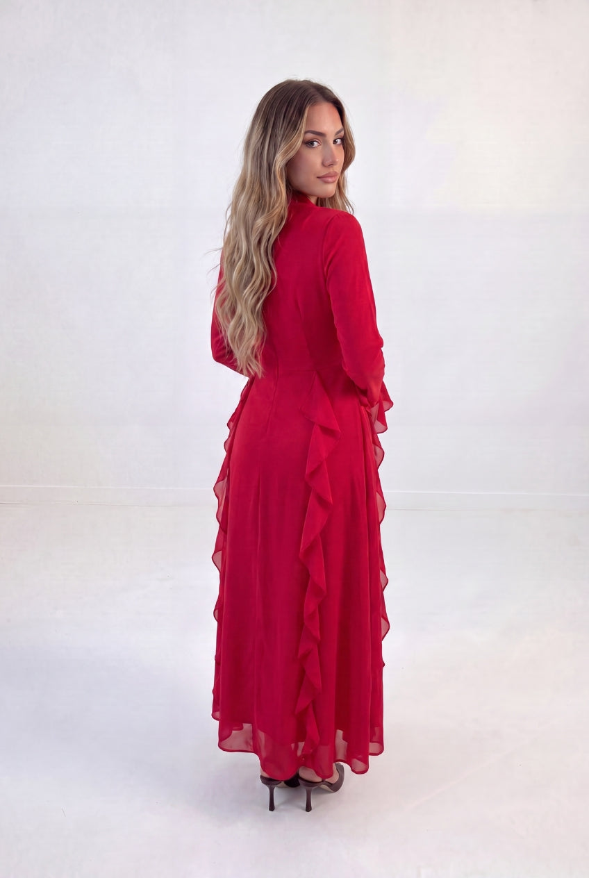 Cascade Frill Gown