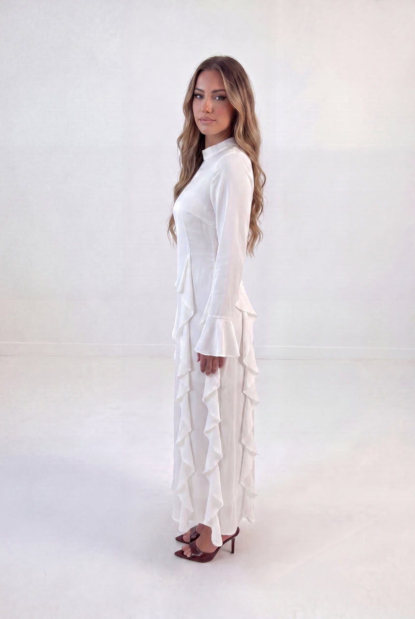 Cascade Frill Gown