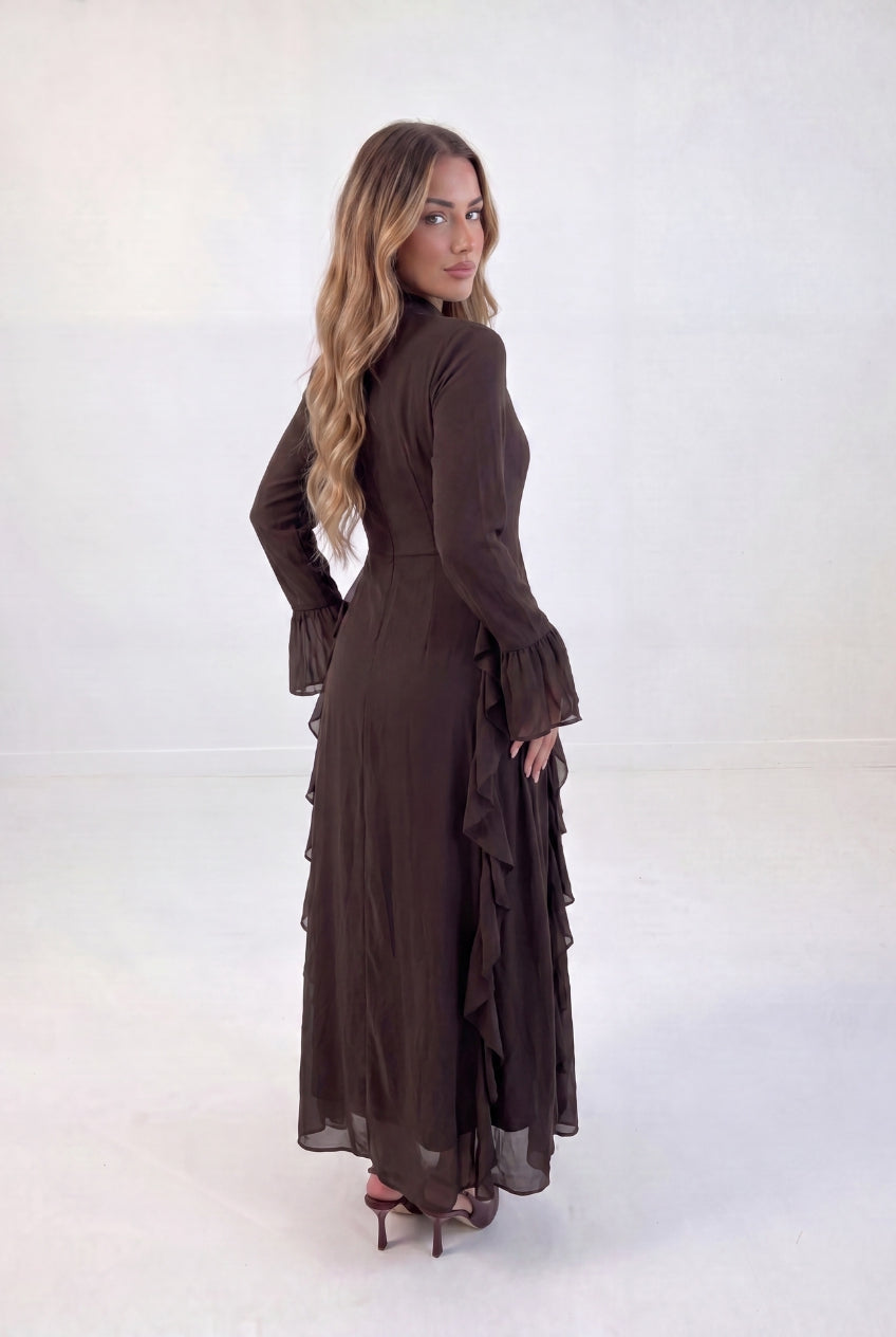 Cascade Frill Gown