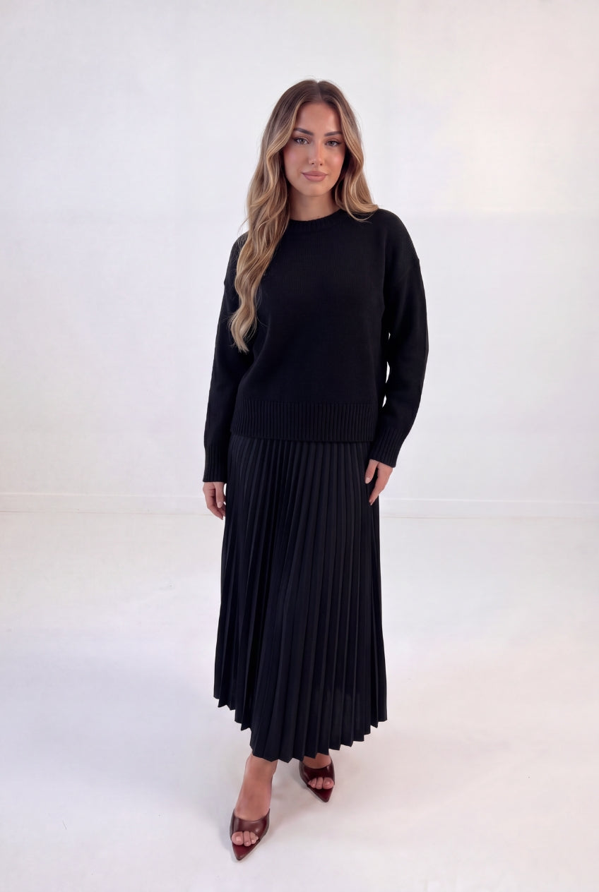 Knit Accordion Co-ord