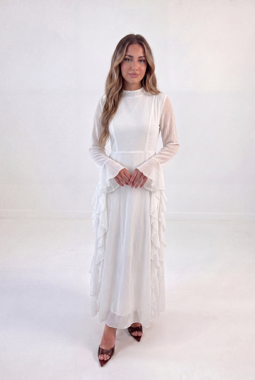 Cascade Frill Gown