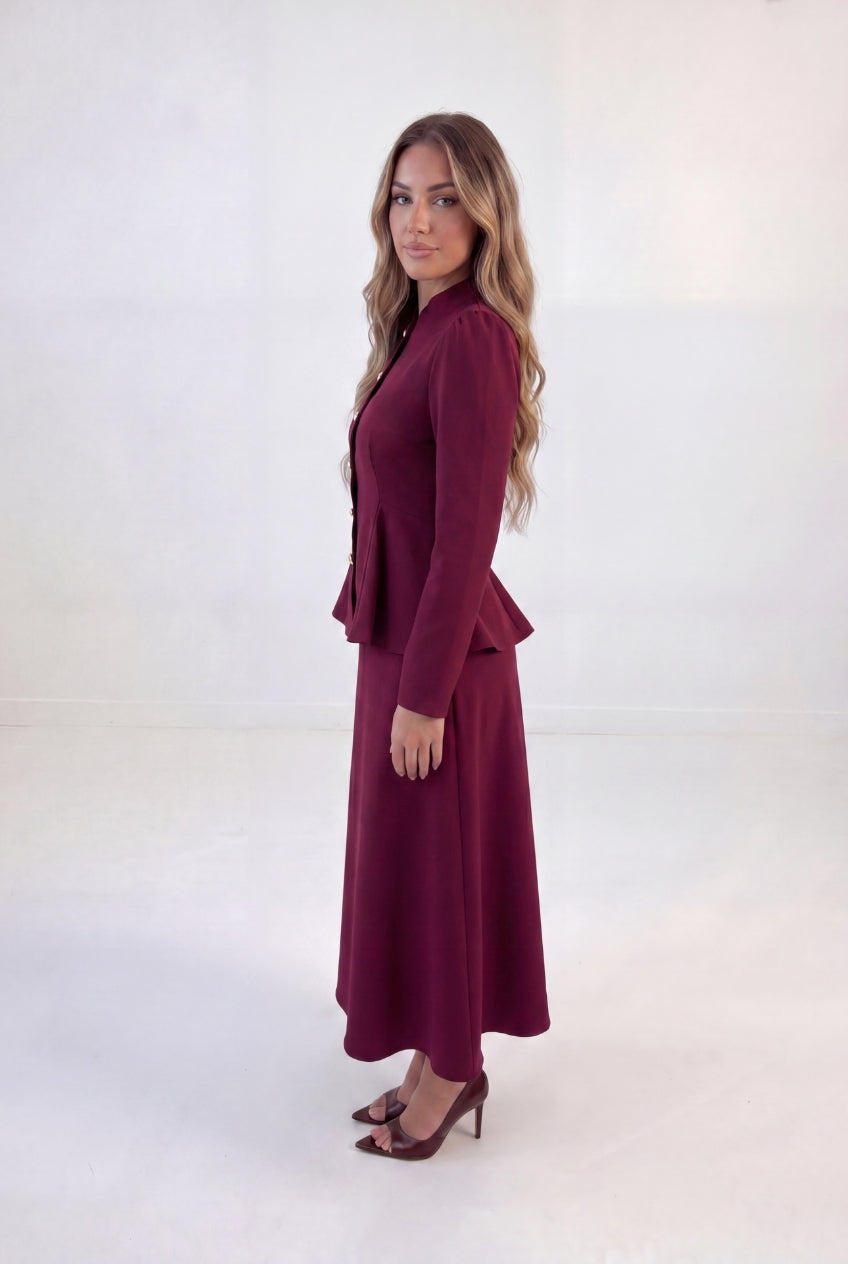 Structured Peplum Set