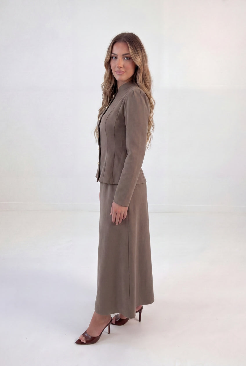 Structured Peplum Set