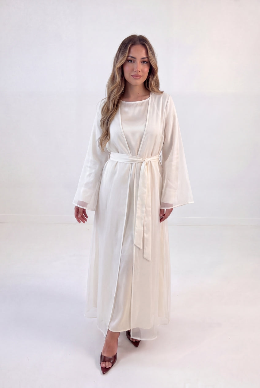 Chiffon Overlay Maxi Set
